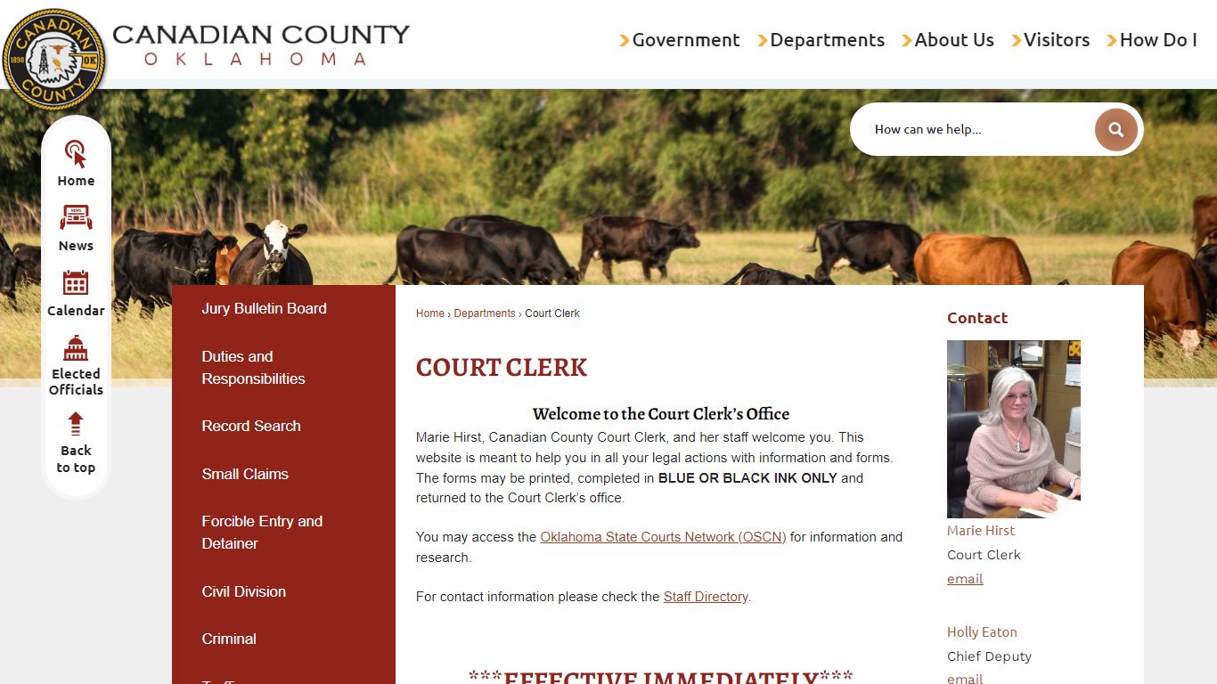 Court Clerk | Canadian County, OK - Official Website